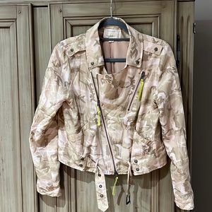 Silk camouflaged biker jacket - lightweight